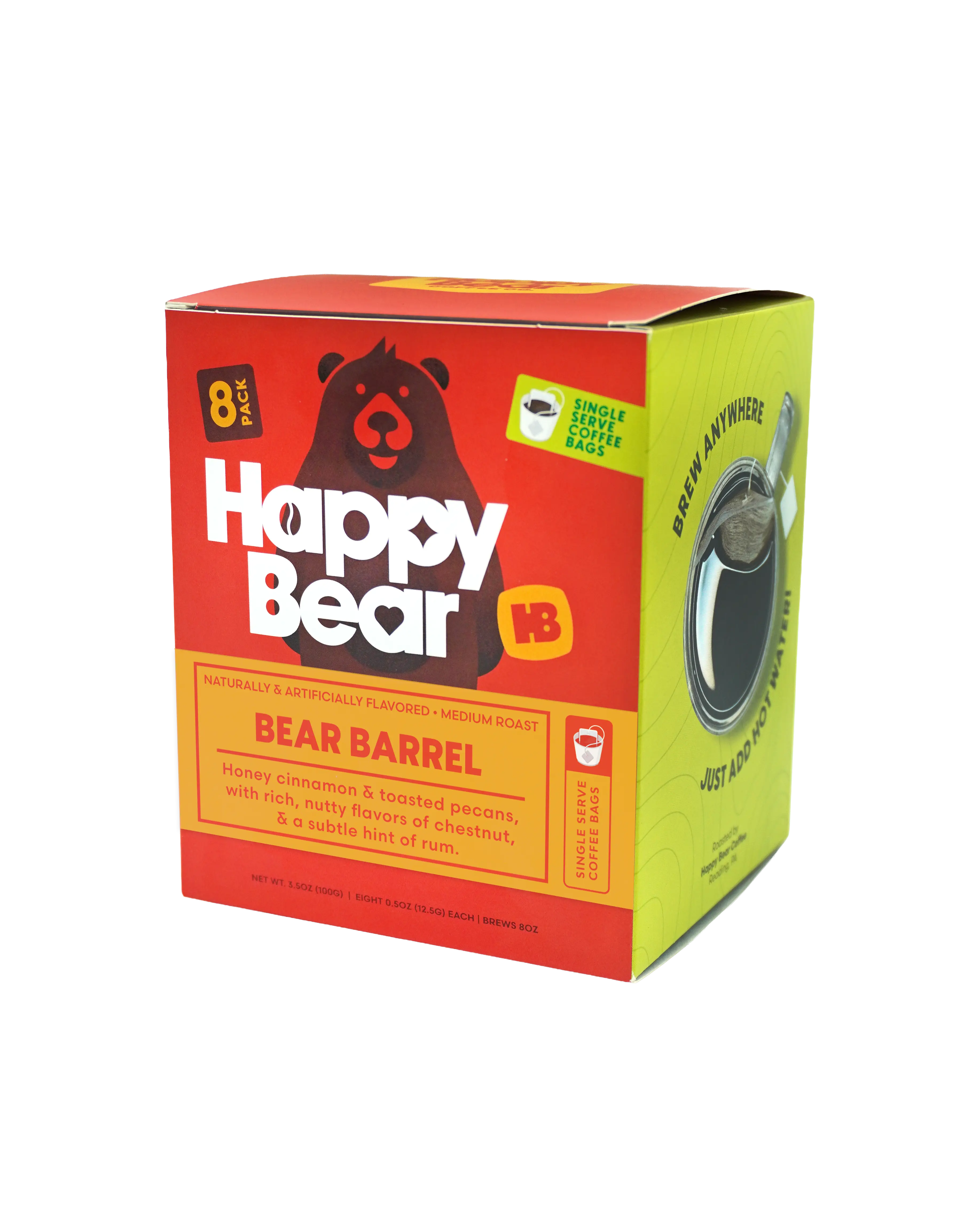 Bear Barrel - Cinnamon Pecan Single Serve Brew Bag Coffee