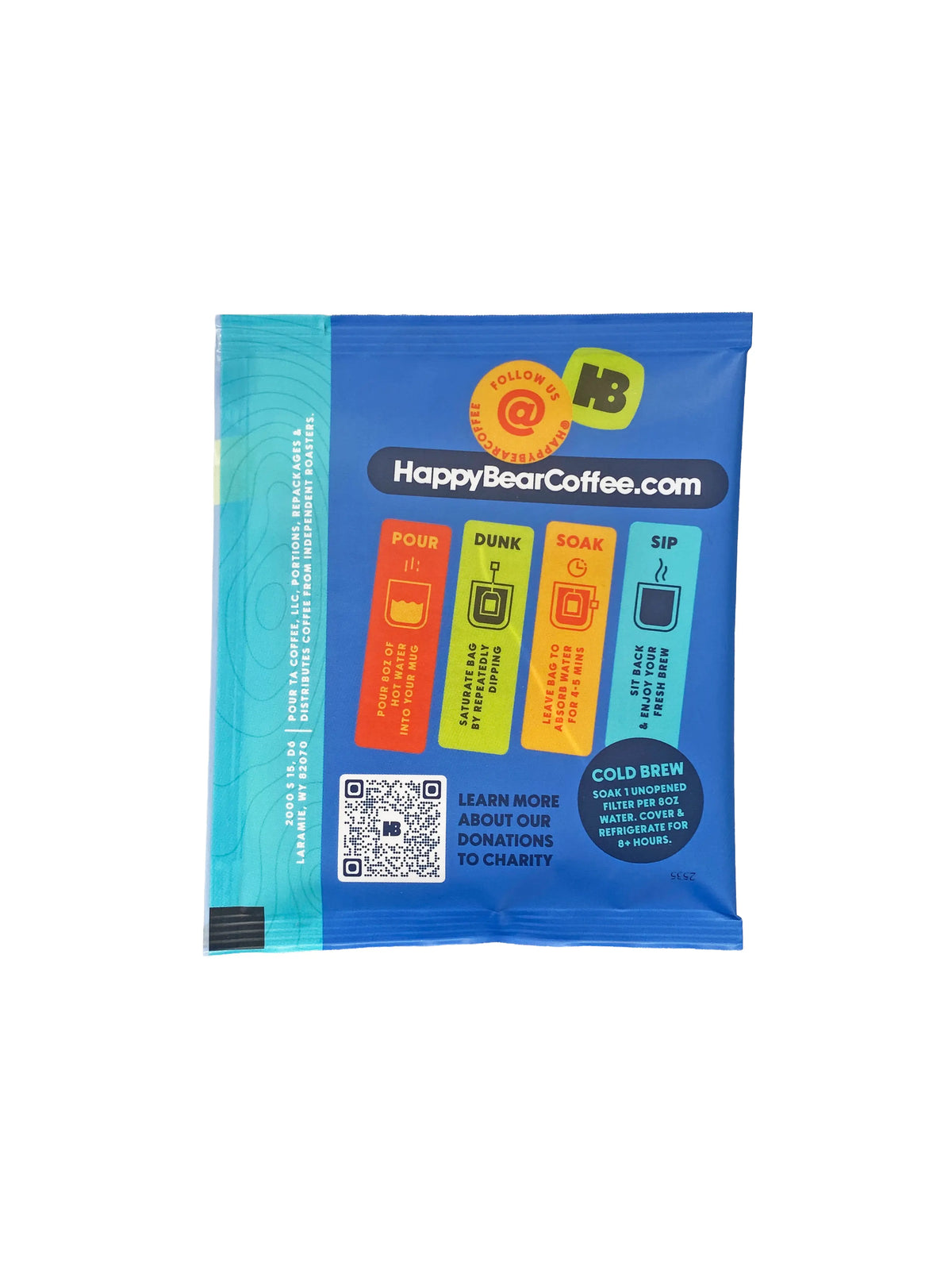 Bear Hug - Jamaican Me Crazy Single Serve Brew Bag Coffee (Copy)