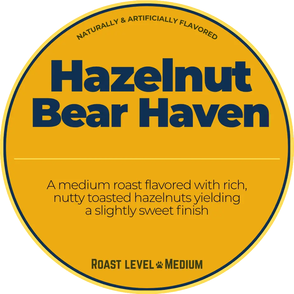 Hazelnut Bear Haven; Hazelnut Happy Bear Coffee Company