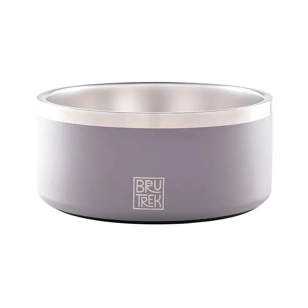 BruTrek® Dog Bowl Happy Bear Coffee