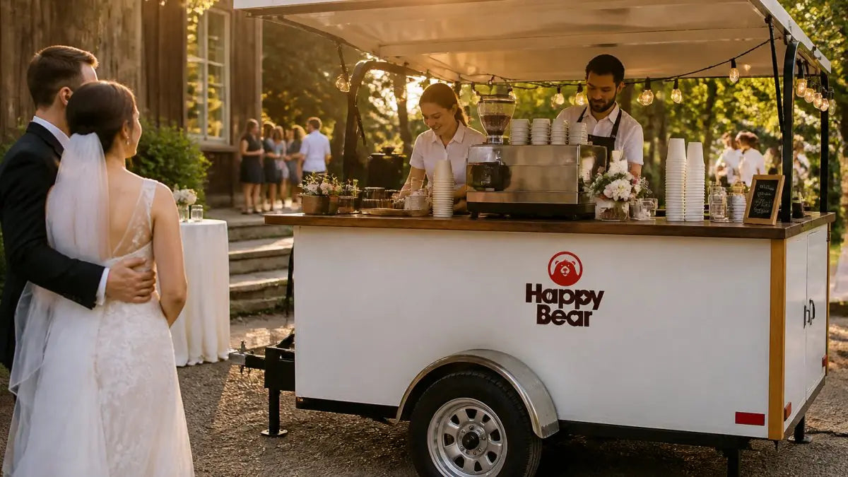 Is a Mobile Coffee Cart Wedding Rental Worth It?