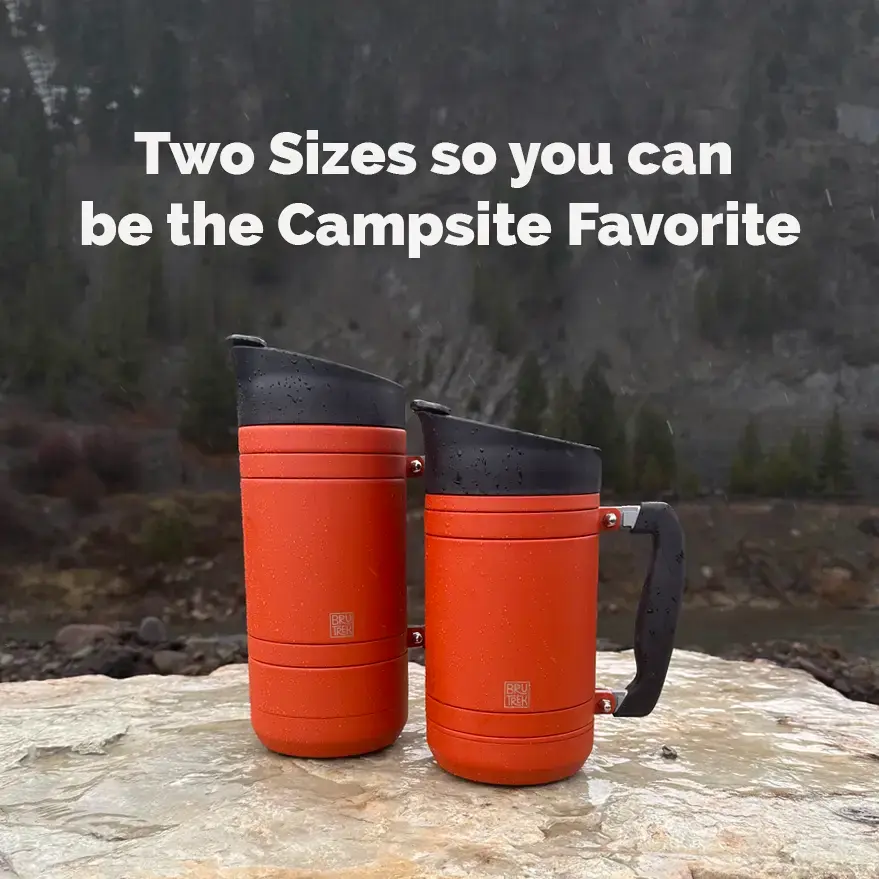 Brutrek French Press with Bru-Stop™ Happy Bear Coffee