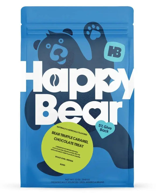 Bear Truffle Caramel Chocolate Treat Happy Bear Coffee Company