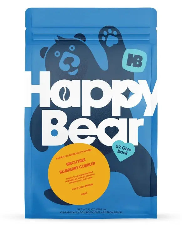 Birch Tree Blueberry Cobbler Happy Bear Coffee Company