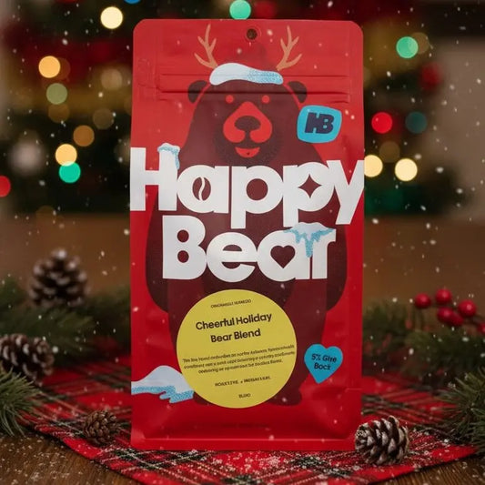 Cheerful Holiday Bear Blend Happy Bear Coffee