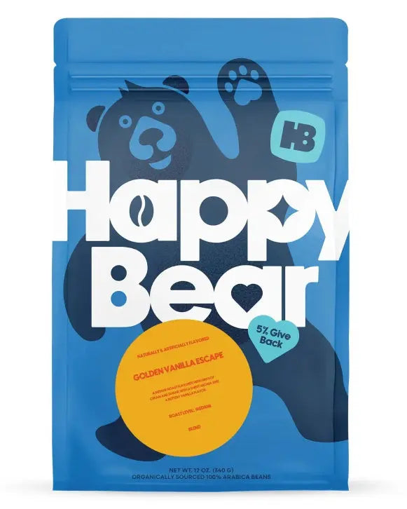 Golden Vanilla Escape Happy Bear Coffee Company