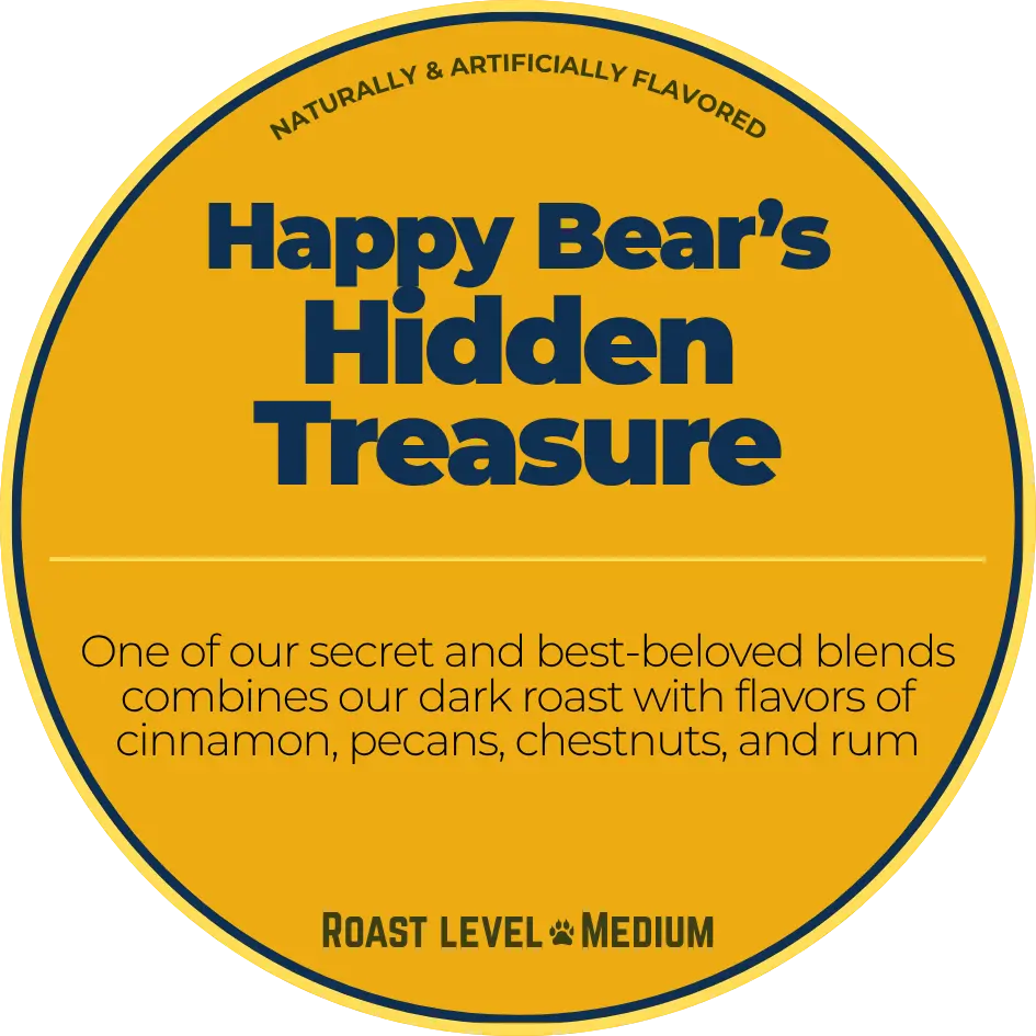 Happy Bear Hidden Treasure; Sagra Blend Happy Bear Coffee Company
