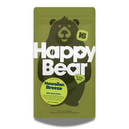 Hawaiian Breeze (100% Kona Prime) Happy Bear Coffee Company