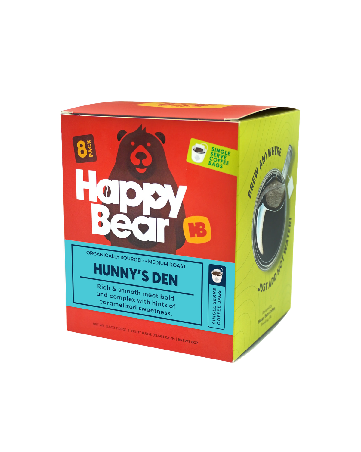 Hunny's Den Single Serve Brew Bag Coffee