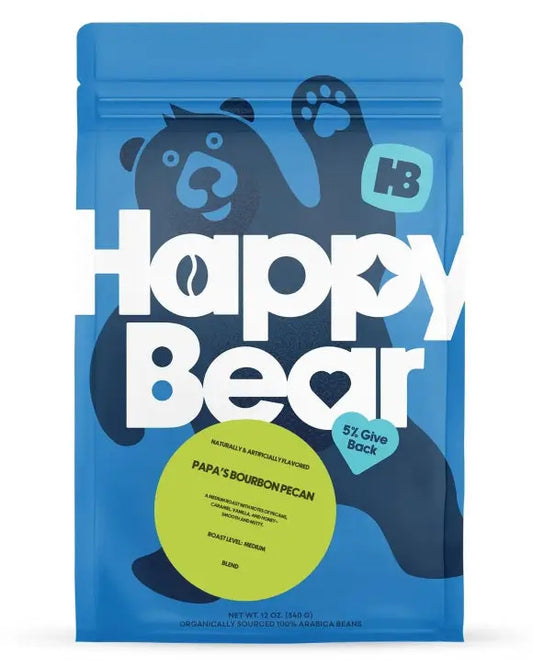 Papa's Bourbon Pecan Happy Bear Coffee Company