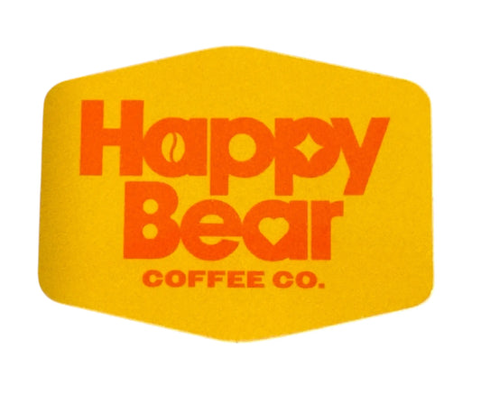 Happy Bear Sticker-Badge-Events Happy Bear Coffee