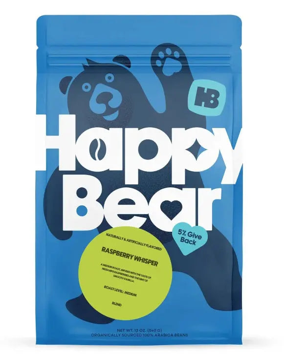 Raspberry Whisper Happy Bear Coffee Company