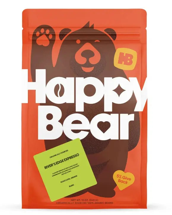 River's Edge Expresso Blend Happy Bear Coffee Company