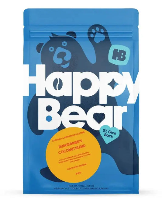 Rum Runner Coconut Roast - Happy Bear Coffee