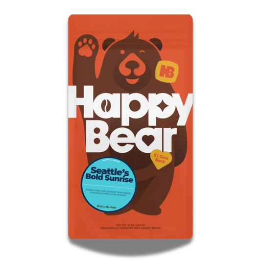 Seattle's Bold Sunrise Blend Happy Bear Coffee Company