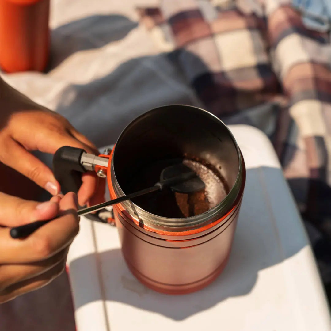 Brutrek French Press with Bru-Stop™ Happy Bear Coffee
