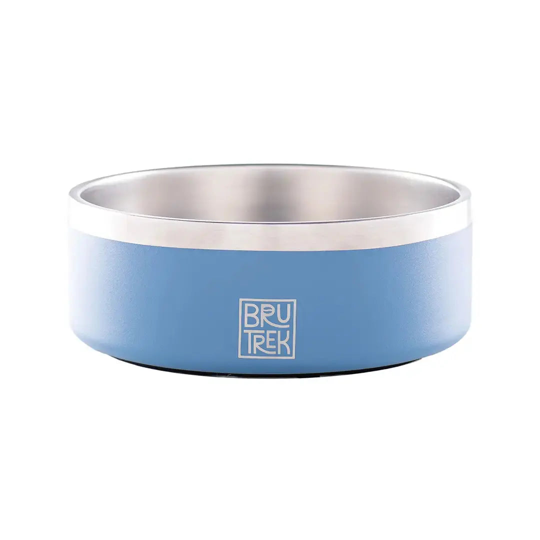 BruTrek® Dog Bowl Happy Bear Coffee