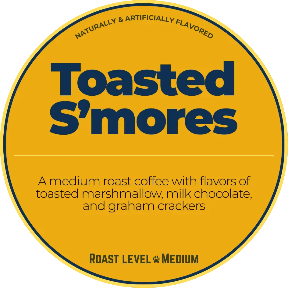 Toasted S'mores; S'mores Happy Bear Coffee Company