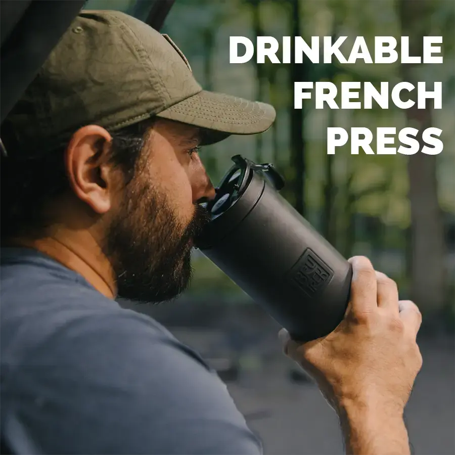Travel Coffee Press – OVRLNDR® Happy Bear Coffee