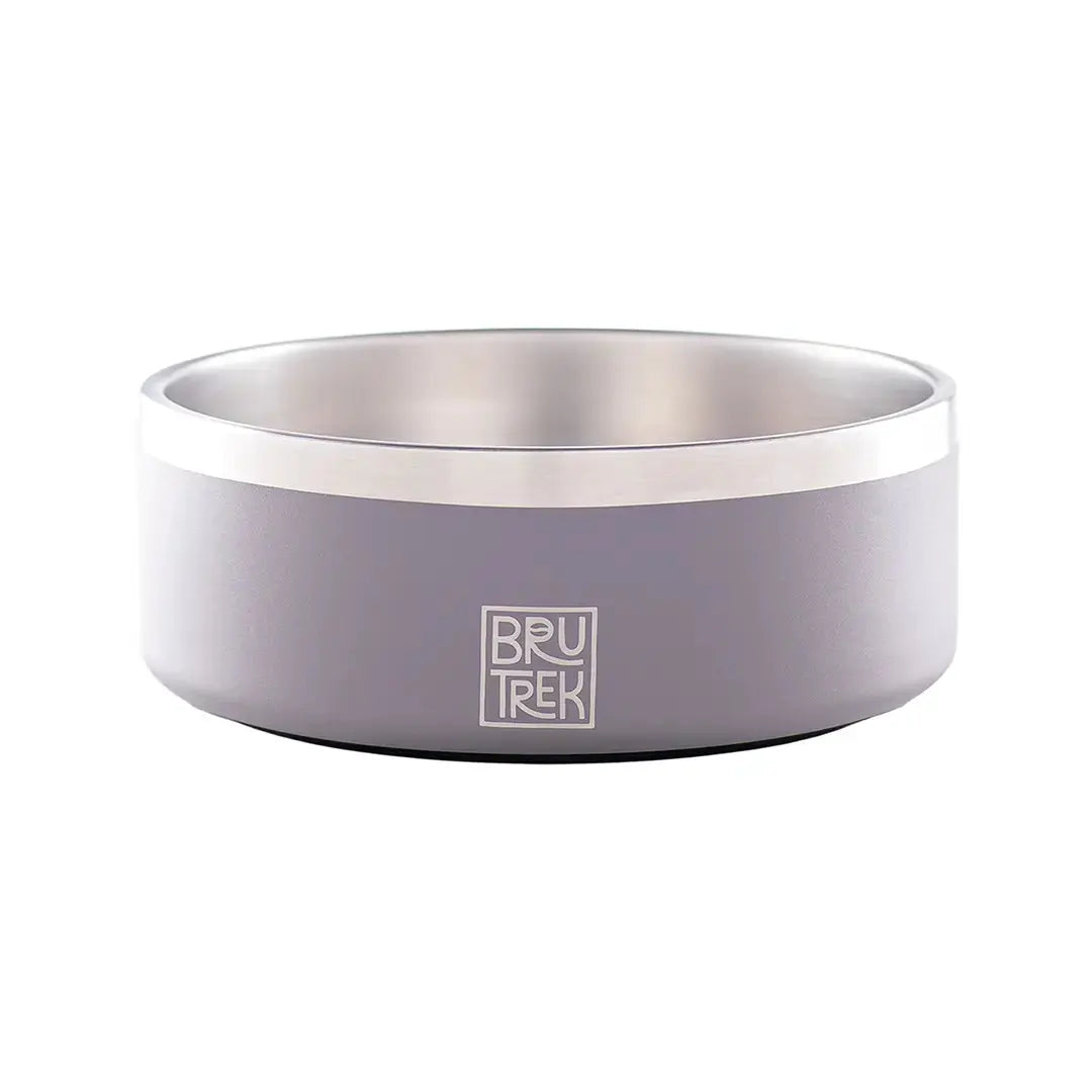 BruTrek® Dog Bowl Happy Bear Coffee