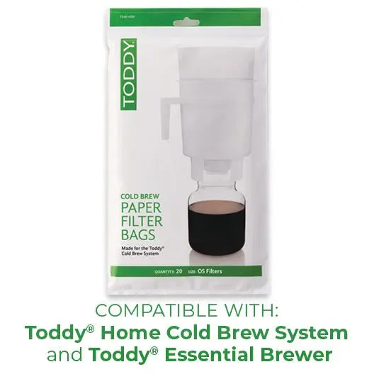 Toddy® OS Paper Filter Bags Happy Bear Coffee